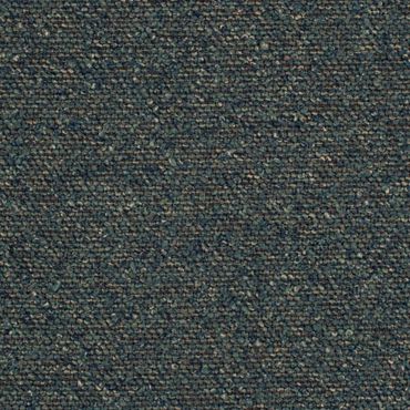 Close-up of textured dark blue woven fabric.