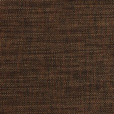 Close-up of brown textured woven fabric with a rustic feel.