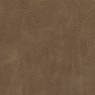 Close-up of textured brown leather surface.