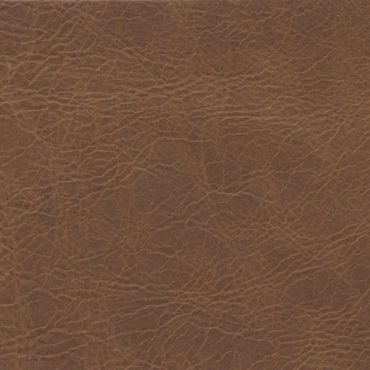 Close-up of brown leather texture with natural wrinkles.