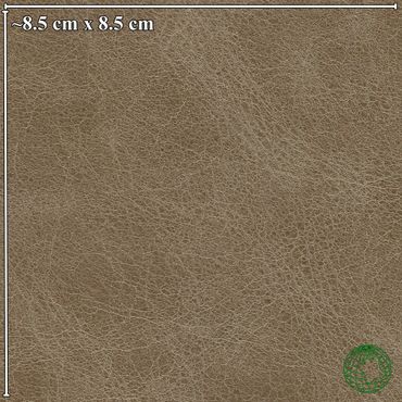 Close-up of a brown leather texture with natural grain and wrinkles.