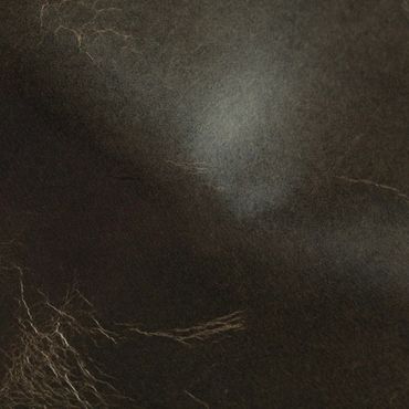 Close-up of textured dark leather with natural creases and light reflections.