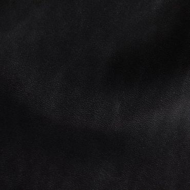 Close-up of black leather texture with subtle grain.