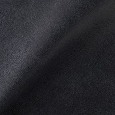 Close-up of textured black leather with subtle grain pattern.