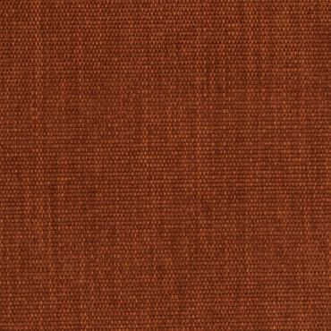 Close-up of textured rust-colored fabric weave.