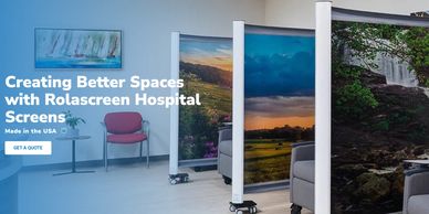 Rolacreen hospital screens creating better spaces.