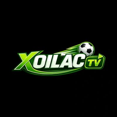 Xoilac TV logo with a soccer ball on a black background.