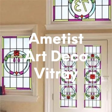 Ametist Art Deco Vitray