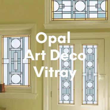 Opal Art Deco Vitray