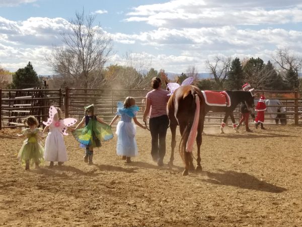 halloween costumes and horses