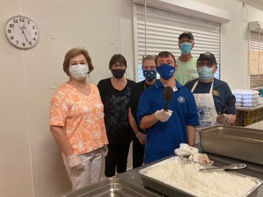 Dawn Busters Kiwanis feeding @ Lantern Light ministry