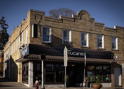Business front building