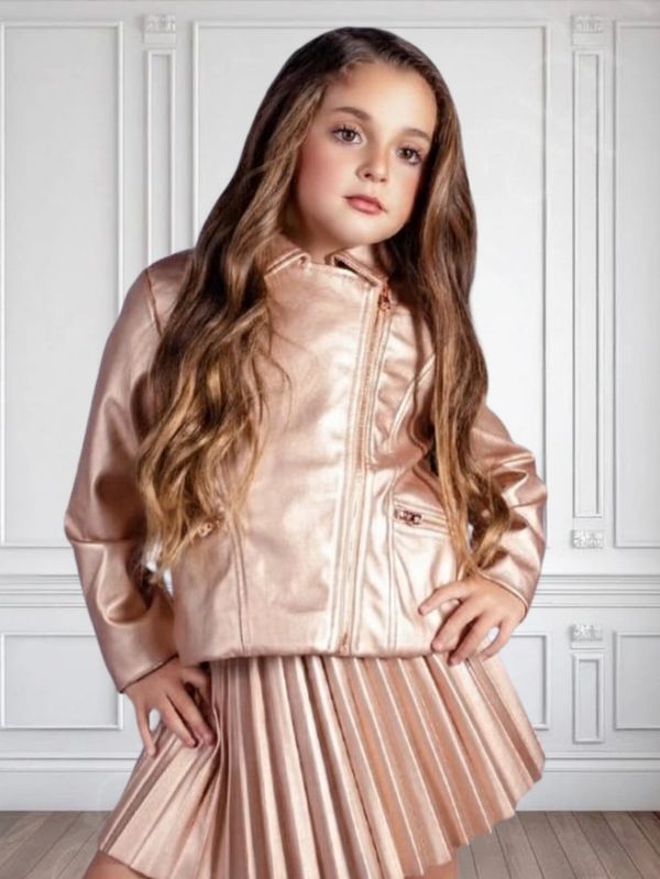 A girl wearing jacket