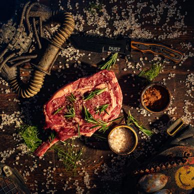 Professional Picture of a raw steak
