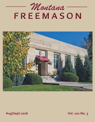 Cover of Montana Freemason magazine, Aug/Sept 2026 issue.