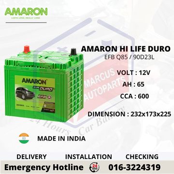 AMARON HI LIFE DURO Q85 / 90D23L EFB START STOP CAR BATTERY