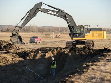 Excavating