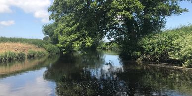 A peaceful scene on the river Wyre