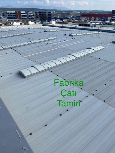 Fabrika çatı tamiri