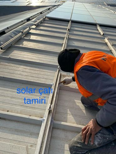 antrepo solar çatı tamiri