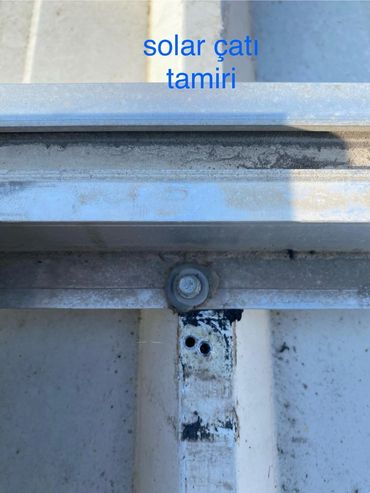 güneş enerji santrali çatı tamiri