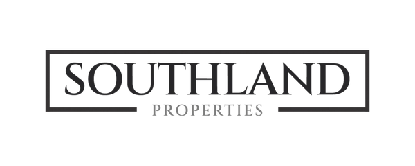Logo of Southland Properties with a modern rectangular design.