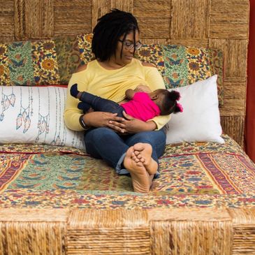 breastfeeding mother and baby