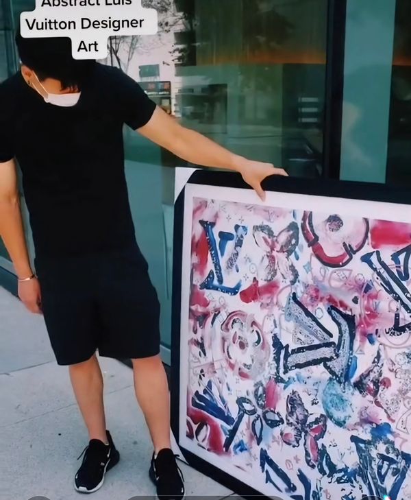 Luxury Abstract art by Juicy Queen Coco  expressive vibrant and full of energy museum quality prints