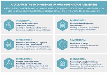 American Society of Addiction Medicine Assessment Dimensions