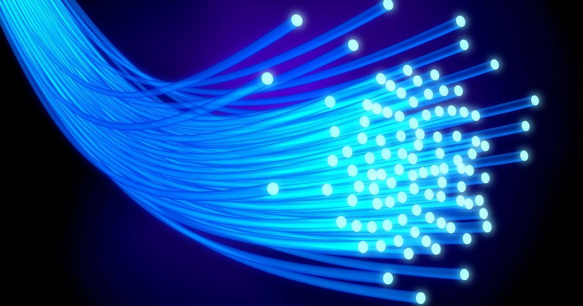 Fiber optic internet cable strands