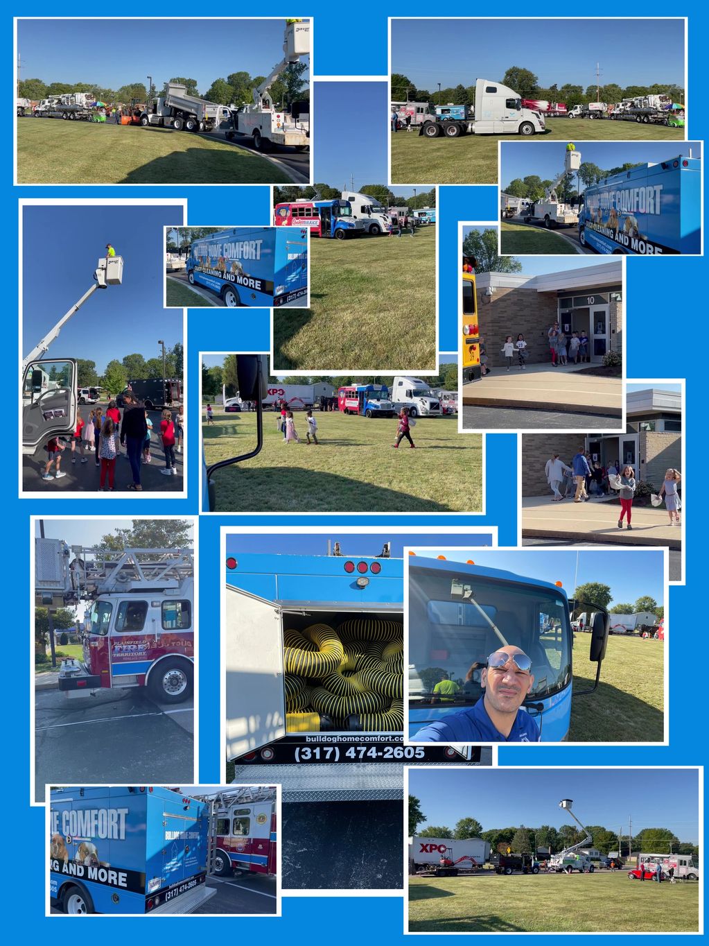 Bulldog Home Comfort at Transportation Day in Plainfield Indiana.