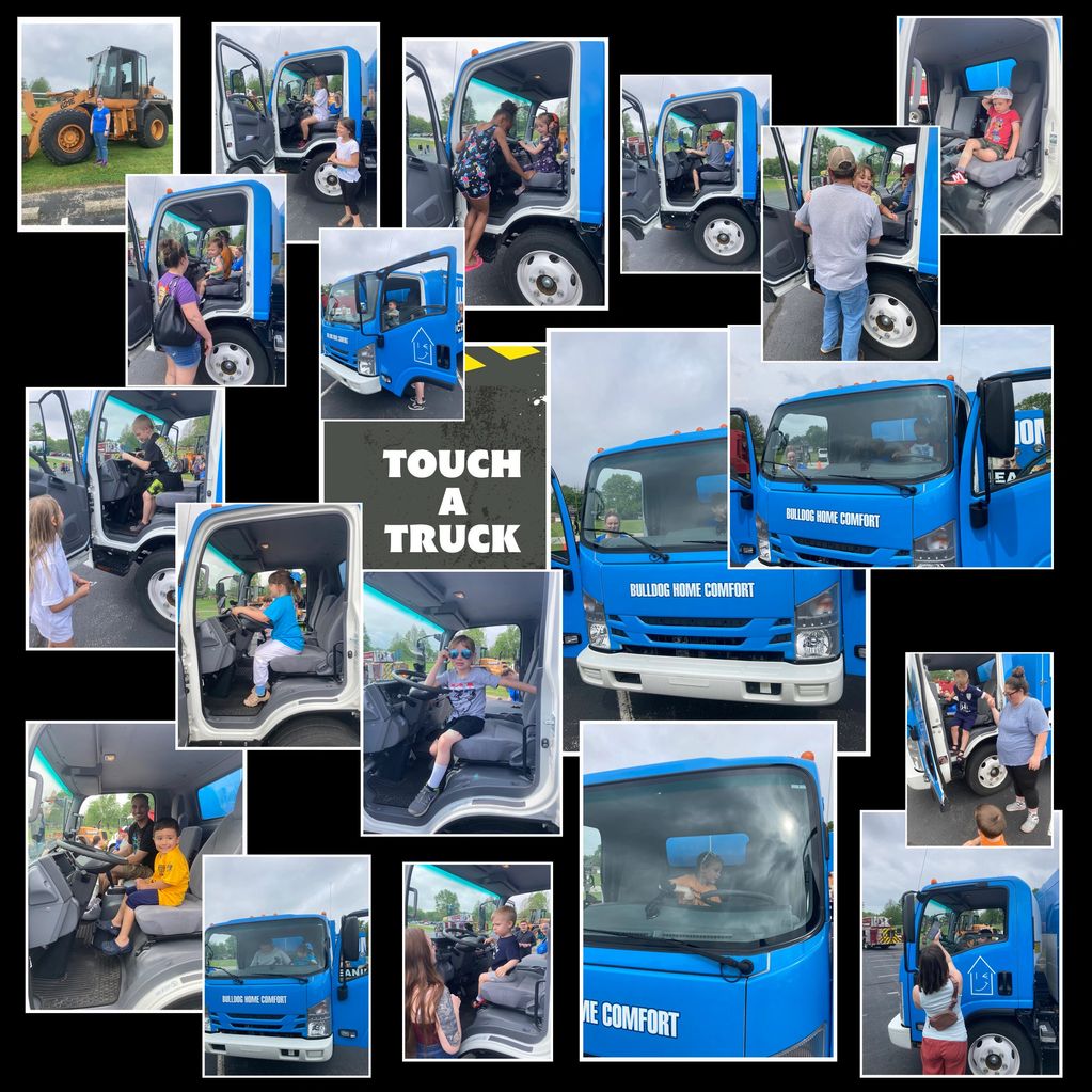 Bulldog Home Comfort at Touch-a-truck in Mooresville Indiana.