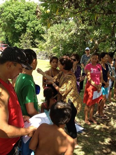 A Group of People in a Park