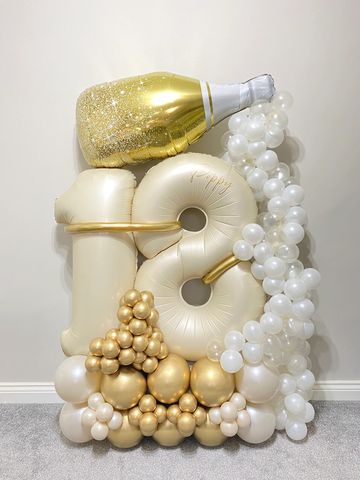 18th/ 50th birthday balloon display for milestone birthdays, Crowborough, heathfield Uckfield Sussex