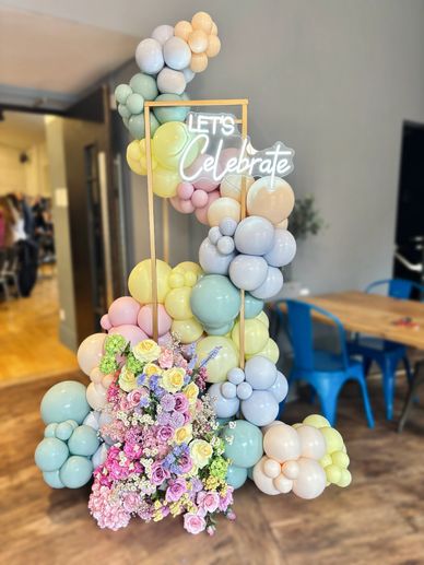 Balloon arch decor in Sussex, Surrey Brighton Eastbourne Tunbridge wells Sevenoaks Maidstone Hove