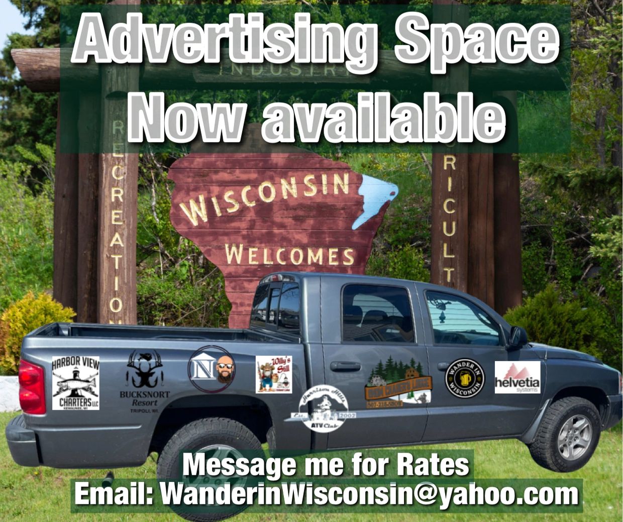 Dodge Dakota great truck with business logos on it for advertising