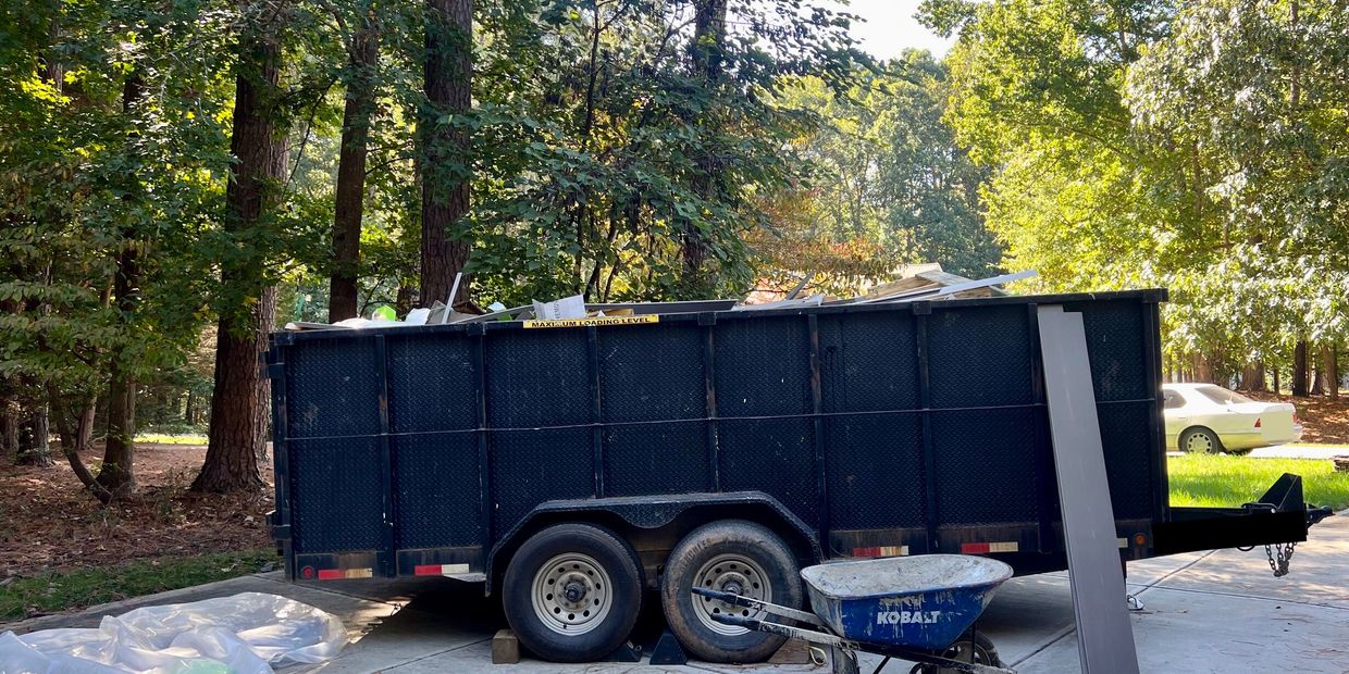 Dumpster Rental for remodeling, renovations, construction debris, in Cary NC.
