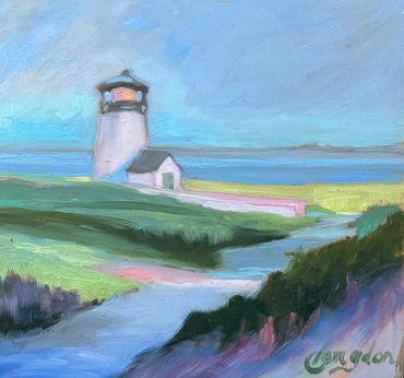 To Brant Point Light, 8" sq, $175