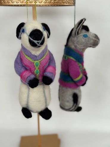 Sheep and Donkey $60 each or two for $110.