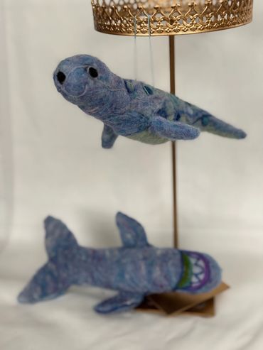 Shark and Seal $40 each