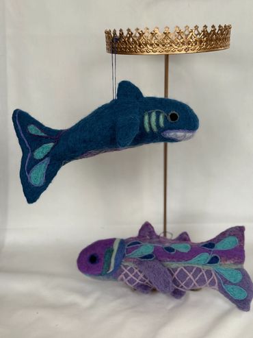 Fish and Shark $40 each