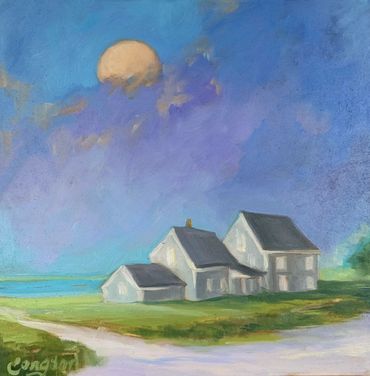 Mister Roger's House, 12"sq, $250