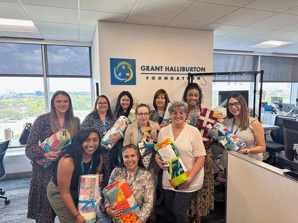 Delivering 50 quilts in September 2023