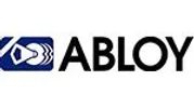 ABLOY logo with a blue and white symbol and bold black text.