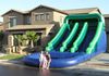 18' Dual lane Waterslide (avail with Bumper or Pool)