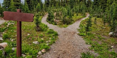 A person with IBS choosing their treatment path with Garry Spink (psychologist).