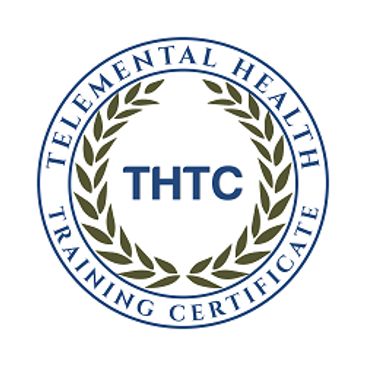 Telehealth certification badge which signifies Garry Spink, PhD  expertise.