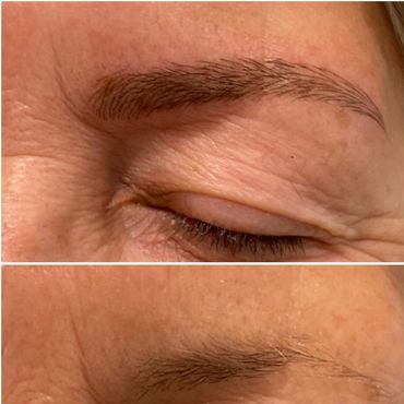 Comblez et redessinez les sourcils clairsemes
Fill in and shape sparse brows