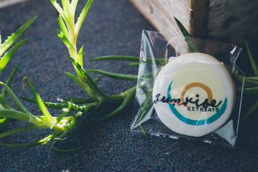 Custom gourmet cookie baked for Sunrise from The Cookie Shoppe