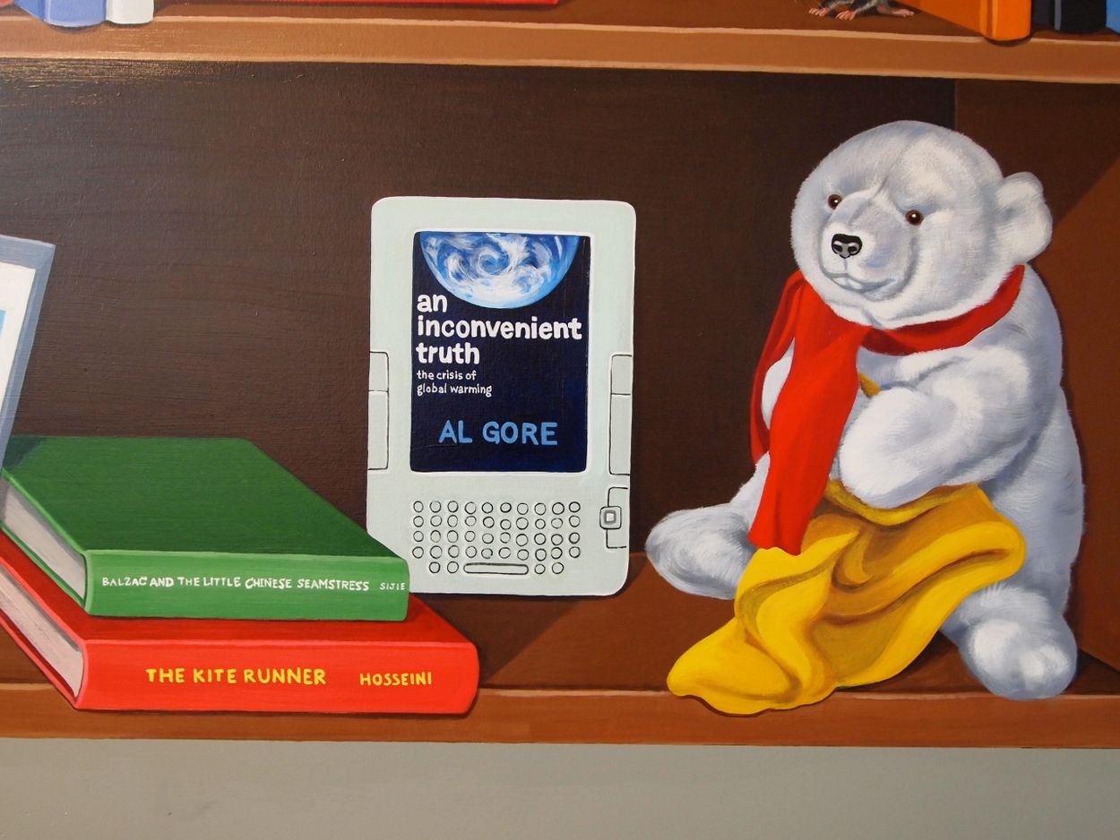 detail: An Inconvenient Truth
History of Literature Mural
Swampscott High School Library